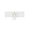 Perfil De Embutir Alvenaria 4,8W/m 2700K 580lm IP20 12VDC SLED 9066D MisterLED