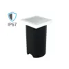 Mini Embutido De Parede E Solo Quad. 1W 3000K Ip67 Bco Bivolt Luminatti