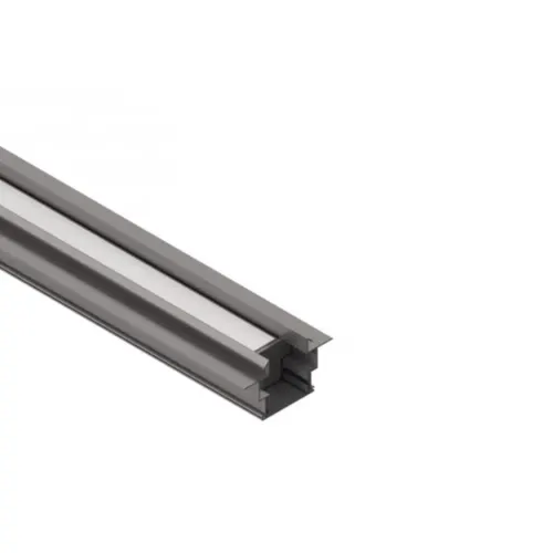 Perfil Embutir Recuado (25 X 22mm) LA-816 Fundo 15W/M 3.000K 1690lm IP20 Preto Led Art