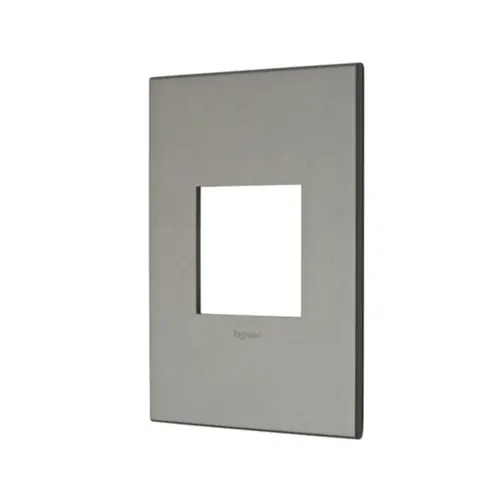 Placa 2 Posto 4X2 Quadrados Magnesium Arteor Legrand