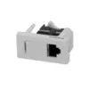 Modulo Tomada Rj45 Cat6 Branco Pial Plus + Legrand