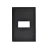 Placa 1 Posto 4X2 Quadrado Graphite Arteor Legrand