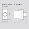 Modulo Dimmer Variador Digital Rotativo Bivolt Cinza Pial Plus + Legrand