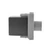 Modulo Dimmer Variador Digital Rotativo Bivolt Cinza Pial Plus + Legrand
