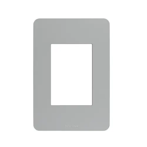 Placa 3 Postos 4X2 Cinza Matix Go Legrand