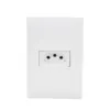 Conjunto Tomada 2P+T 10A Branco Pial Plus + Legrand