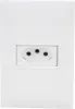 Conjunto Tomada 2P+T 10A Branco Pial Plus + Legrand