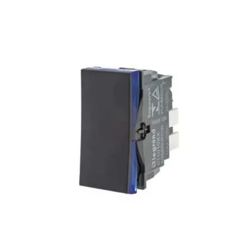 Pulsador 2A 250V B.Automatico 1M Preta Pial Plus+ Legrand