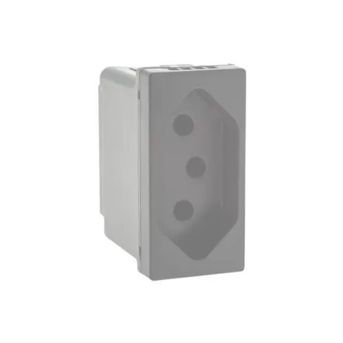 Modulo Tomada Energia 2P+T 20A 1m Cinza Matix Go Legrand