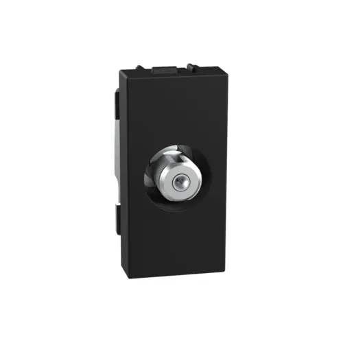 Modulo Tomada TV Tipo F 1m Preta Matix Go Legrand
