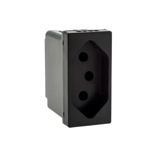 Modulo Tomada Energia 2P+T 10A 1m Cinza Matix Go Legrand