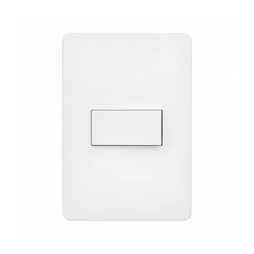 Conjunto Interruptor Simples 10A 250V Branco Orion Schneider