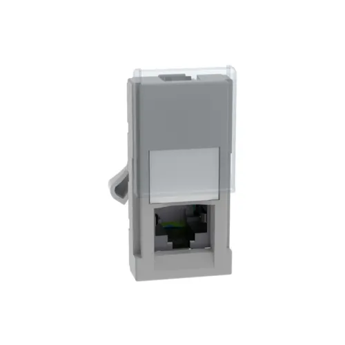 Modulo Tomada Dados RJ45 Cat6A 1m Cinza Matix Go Legrand