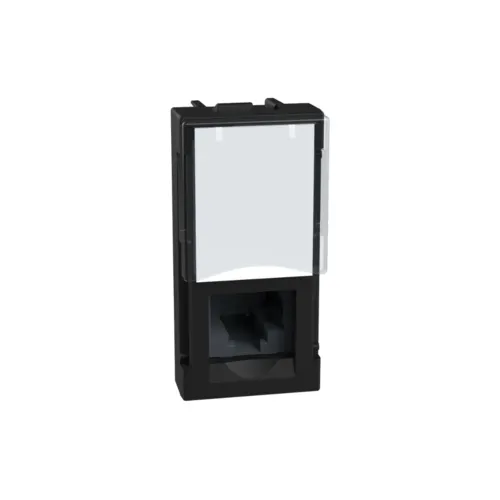 Modulo Tomada Telefone RJ45 Cat5E 1m Preta Matix Go Legrand