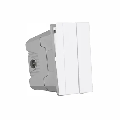 Modulo Duplo Interruptor Simples 10AX 250V 2M Branco Orion Schneider