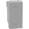 Modulo Pulsador com Reversao e Intertravamento Cinza Matix Go Legrand