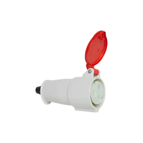 Acoplamento Newkon 2P+T 32A 380/440V 9H IP44 Vermelho Steck
