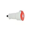 Acoplamento Newkon 2P+T 32A 380/440V 9H IP44 Vermelho Steck