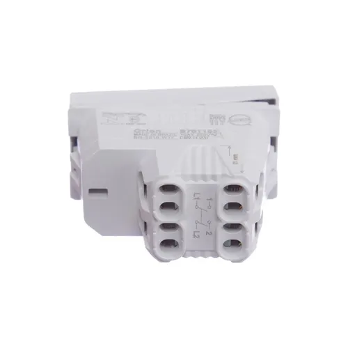 Modulo Interruptor Bipolar Simples 25A 250V 1M Branco Orion Schneider