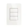 Conjunto Interruptor Simples 10AX 4X2 Branca Matix Go Legrand