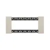 Placa De acabamento 7x2 6 Modulos Sand Living Now - Bticino