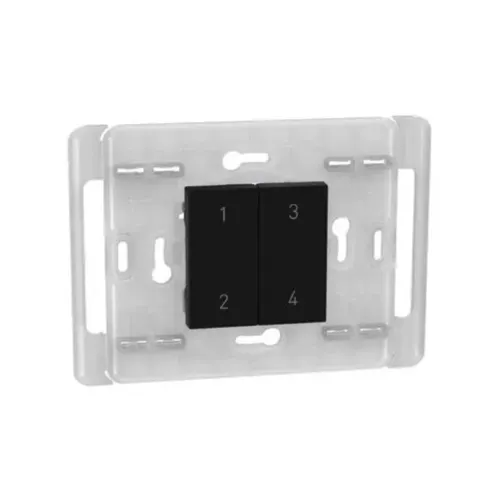 Modulo Controle Sem Fio com 4 Cenarios Preto Matix Go Legrand