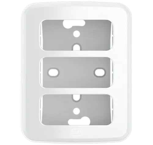 Caixa e Placa Sobrepor 3 Pos Compose Branco Weg
