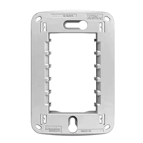 Suporte 4X2 P/3 Modulos Branca Miluz Schneider