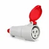 Acoplamento Newkon 2P+T 16A 380/440V 9H IP44 Vermelho Steck