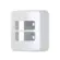 Caixa e Placa Sobrepor 2 Pos Compose Branco Weg