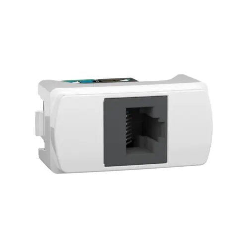 Modulo Tomada RJ45 8 Fios Utp CAT5E 1M B Miluz Schneider