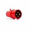 Plug Newkon 3P+T 63A 380/440V 6H Vermelho IP67 Steck
