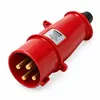 Plug Newkon 3P+T 63A 380/440V 6H Vermelho IP67 Steck