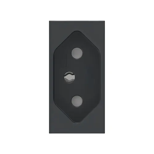 Modulo Tomada BR 2P+T 10A 250V 1M Grafite Orion Schneider