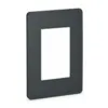 Placa 4X2 3P Stellar Black Orion Schneider
