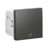 Modulo Dimmer Pulsador Digital 127/220V Led 2M Grafite Orion Schneider
