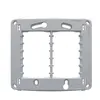 Suporte 4X4 P/6 Modulos Branca Miluz Schneider