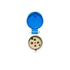 Acoplamento Newkon 3P+T 16A 200/250V 9H IP44 Azul Steck