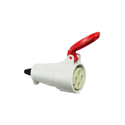 Acoplamento Newkon 3P+T 16A 380/440V 6H IP44 Vermelho Steck