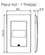 Placa 4X2 1 Posicao Style Branco/Branco