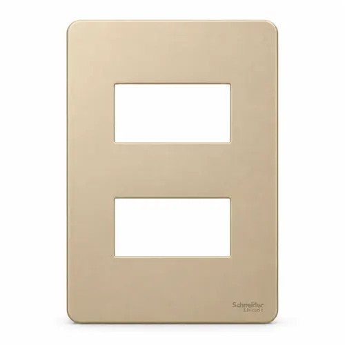 Placa 4X2 2P Horizon Gold Orion Schneider