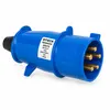 Plug Newkon 3P+N+T 16A 200/250V 9H IP44 Azul Steck