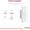 Interruptor Wi-Fi 4X2" 3 Modulos Branco Ambiente Steck