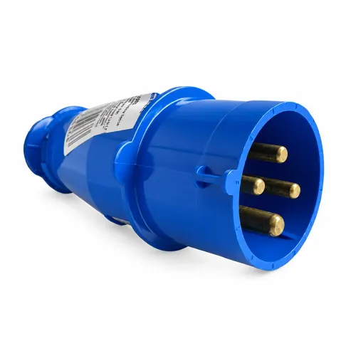 Plugue Newkon 3P+N+T 32A 200/250V 9H Azul IP44 Steck