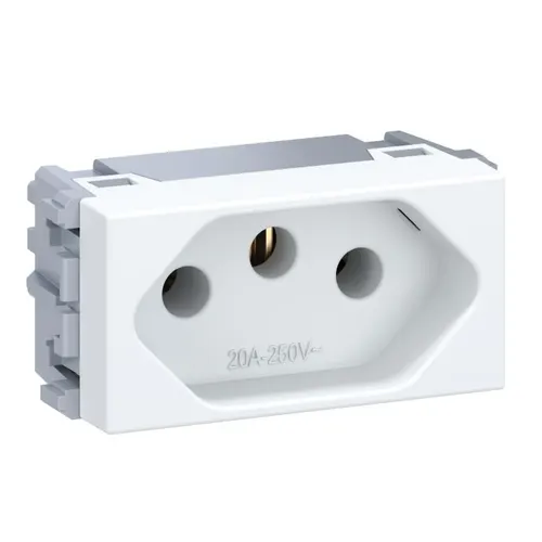 Modulo Tomada 2P+T 10 A / 250 V Esatta Branco Weg