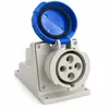 Tomada De Sobrepor Newkon 3P+T 32A 200/250V 9H IP44 Azul Steck