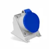 Tomada De Embutir Newkon 2P+T 16A 200/250V 6H IP44 Azul Steck