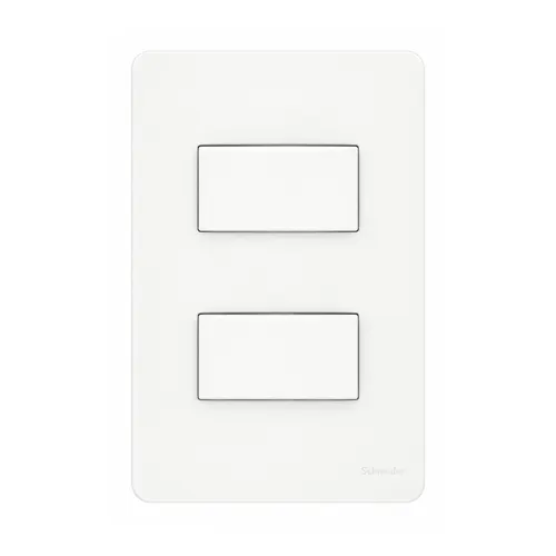 Conjunto 2 Interruptor Simples 10A 250V Branco Orion Schneider
