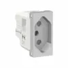 Modulo Tomada BR 2P+T 10A 250V 1M Aluminio Orion Schneider