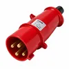 Plug Newkon 3P+T 32A 380/440V 6H IP44 Vermelho Steck